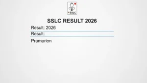 SSLC Result 2026