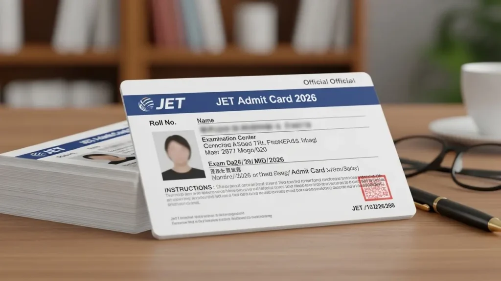 JET Admit Card 2026