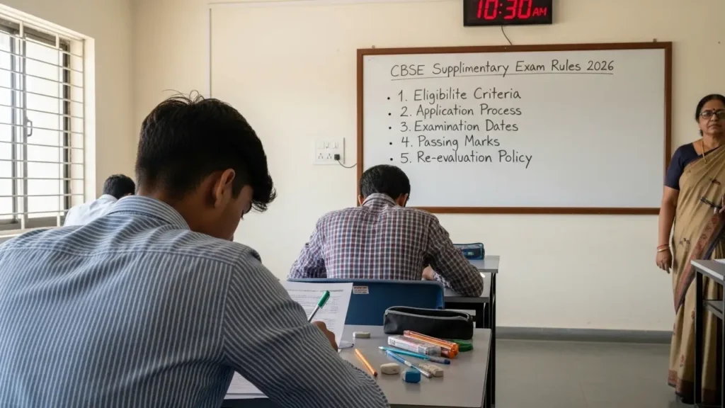 CBSE Supplementary Exam 2026 Rules