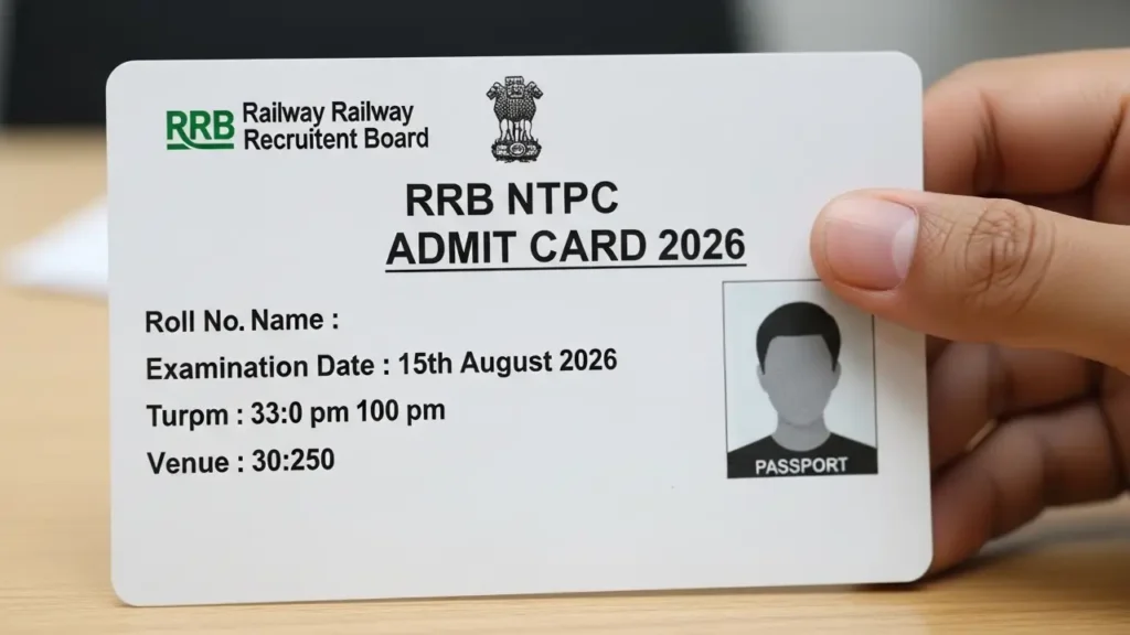 RRB NTPC Admit Card 2026