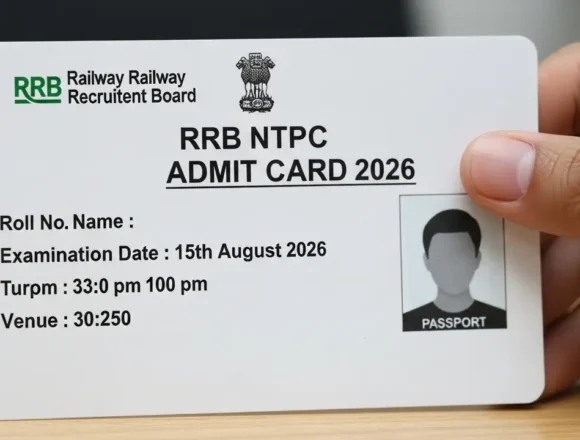 RRB NTPC Admit Card 2026