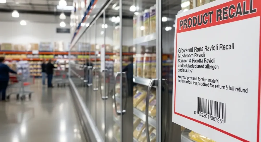 Costco Giovanni Rana Ravioli Recall