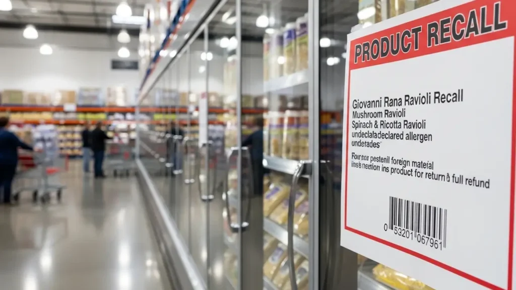 Costco Giovanni Rana Ravioli Recall