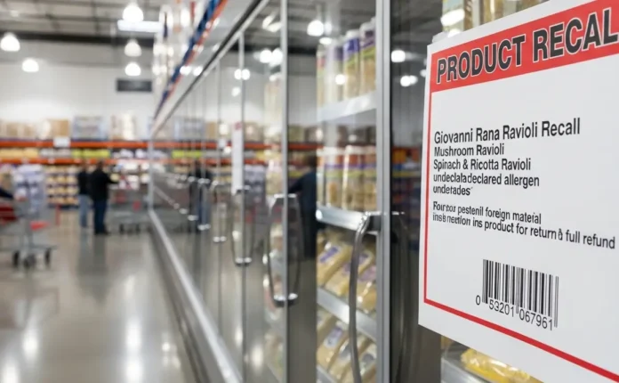 Costco Giovanni Rana Ravioli Recall