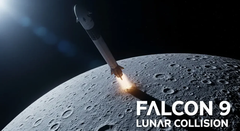 Falcon 9 Lunar Collision