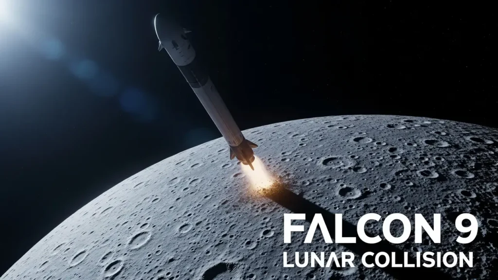 Falcon 9 Lunar Collision