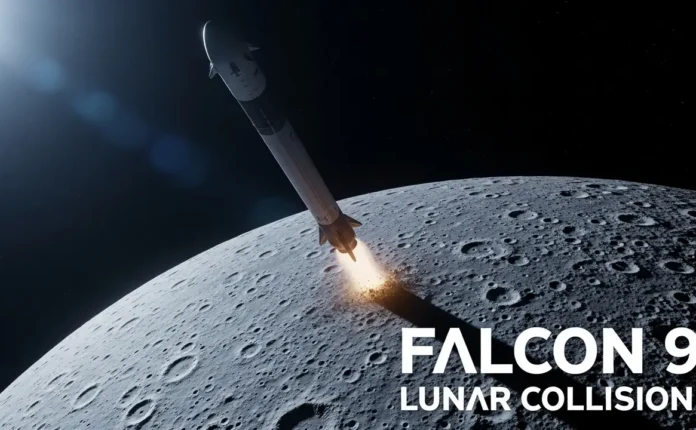 Falcon 9 Lunar Collision