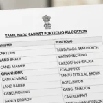 Tamil Nadu Cabinet Portfolio Allocation 2026: Full List of Ministers and Their Departments Explained